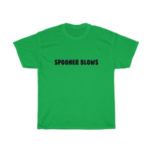 Spooner Blows – Unisex Heavy Cotton Logo (Black) Tee - Image 3