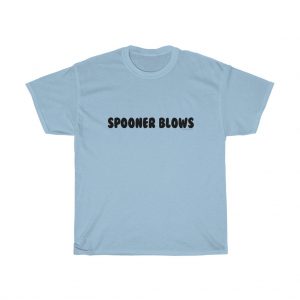 Spooner Blows – Unisex Heavy Cotton Logo (Black) Tee - Image 4