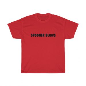 Spooner Blows – Unisex Heavy Cotton Logo (Black) Tee - Image 5