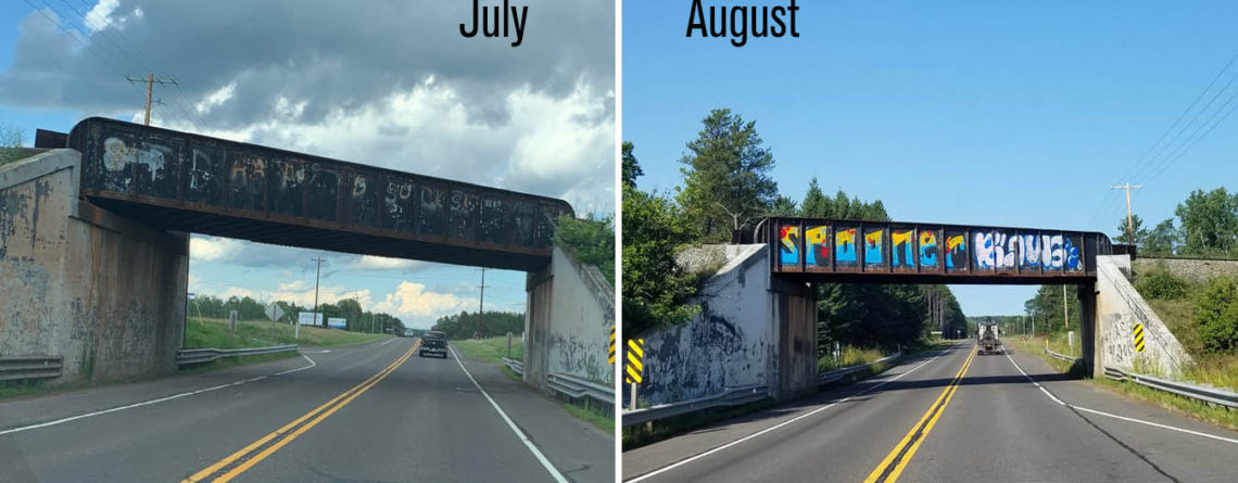 Spooner Blows - before and after