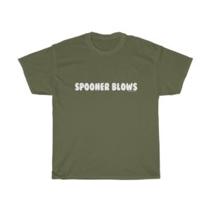 Spooner Blows – Unisex Heavy Cotton Logo (White) Tee