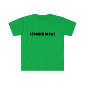 Spooner Blows – Men’s Fitted Logo (Black) Tee - Image 3