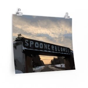 Spooner Blows - Premium Matte Winter Bridge Poster - Image 4