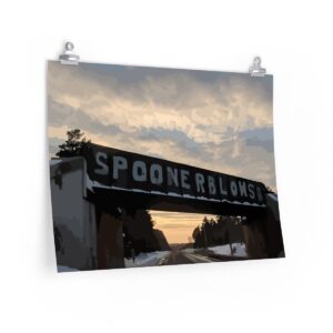 Spooner Blows - Premium Matte Winter Bridge Poster - Image 5