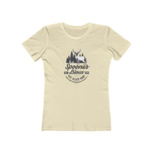 Spooner Blows - Women's Boyfriend Outdoors Tee - Image 3