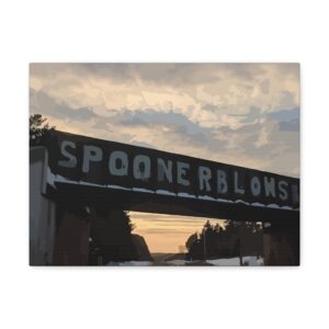 Spooner Blows - Winter Bridge Canvas Gallery Wrap - Image 22