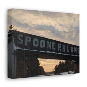 Spooner Blows - Winter Bridge Canvas Gallery Wrap - Image 9