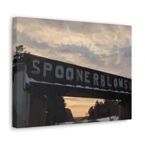 Spooner Blows - Winter Bridge Canvas Gallery Wrap - Image 23