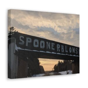 Spooner Blows - Winter Bridge Canvas Gallery Wrap - Image 16