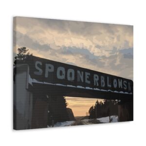 Spooner Blows - Winter Bridge Canvas Gallery Wrap - Image 30