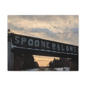 Spooner Blows - Winter Bridge Canvas Gallery Wrap - Image 15