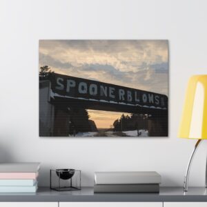 Spooner Blows - Winter Bridge Canvas Gallery Wrap - Image 32