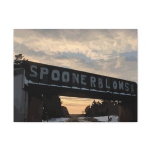 Spooner Blows - Winter Bridge Canvas Gallery Wrap - Image 29