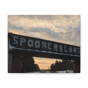 Spooner Blows - Winter Bridge Canvas Gallery Wrap - Image 8