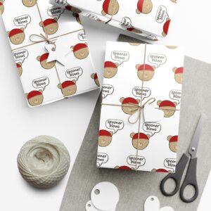 Spooner Blows - Bear Talk Wrapping Paper - Image 6
