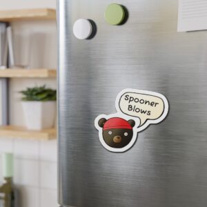 Spooner Blows - Die Cut Magnet - Image 3