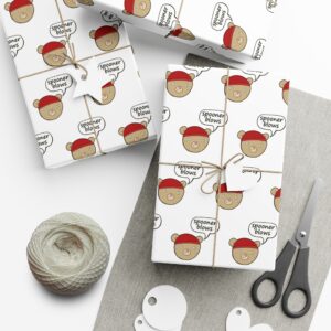 Spooner Blows - Bear Talk Wrapping Paper - Image 18