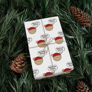 Spooner Blows - Bear Talk Wrapping Paper - Image 16
