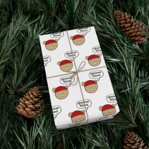 Spooner Blows - Bear Talk Wrapping Paper - Image 24