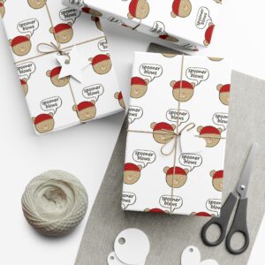 Spooner Blows - Bear Talk Wrapping Paper - Image 3