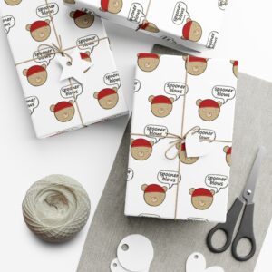 Spooner Blows - Bear Talk Wrapping Paper - Image 10
