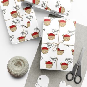Spooner Blows - Bear Talk Wrapping Paper - Image 22