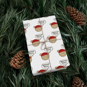 Spooner Blows - Bear Talk Wrapping Paper - Image 8